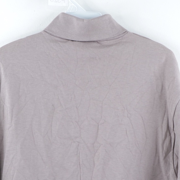 NOS Vintage 90s Streetwear Turtleneck Sweater Gray - Picture 6 of 7